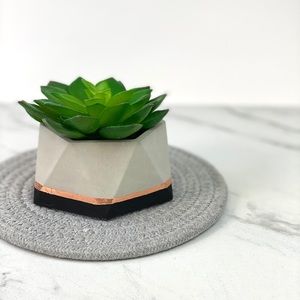 Industrial Modern handcrafted cement planter